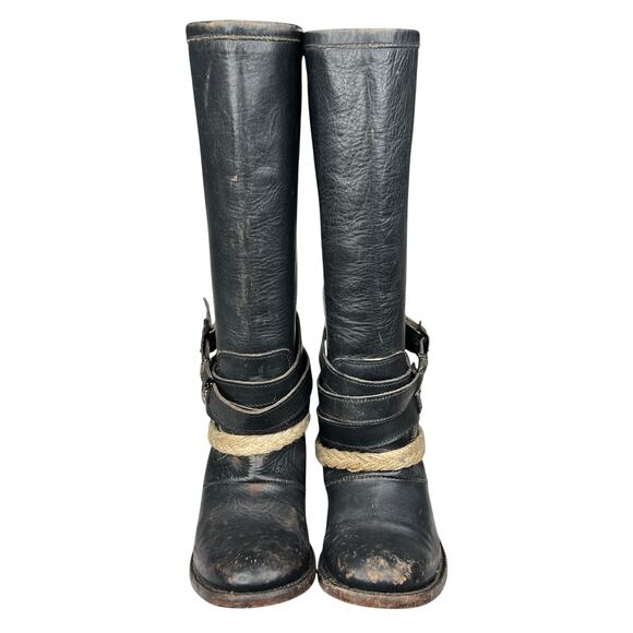 Freebird By Steven Women’s Drove Black Distressed Mid Boot Size US 6 - Picture 7 of 12
